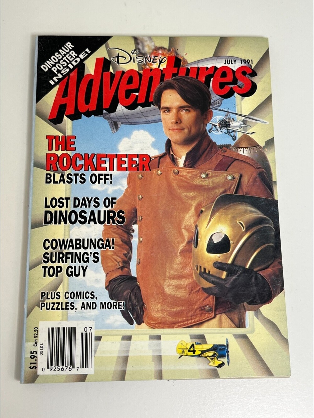 Disney Adventures - July 1991 The Rocketeer Duck Tales Chip N Dale